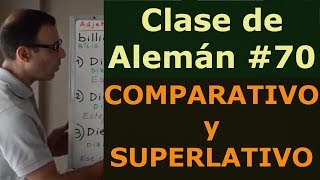 Clase de Aleman 70 COMPARATIVO SUPERLATIVO Aleman Parte 1 [upl. by Knox545]