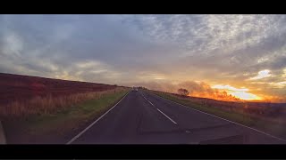 Smoke Fire and Sunset over the North York Moors [upl. by Mij152]