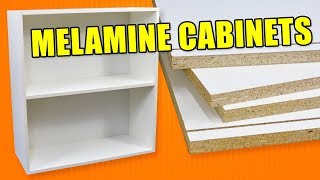 Economy Cabinet Making with Melamine How to Build Cabinets [upl. by Roxy]