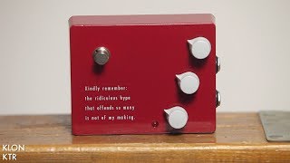 KLON  KTR【デジマート製品レビュー】 [upl. by Nuahc460]