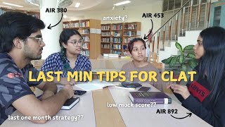 watch this before giving CLAT 2025  Last onemonth strategy [upl. by Ahtennek702]