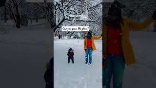 Snow bath in New York 2024 shortvideo shorts [upl. by Heda]