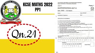 KCSE MATHS PP1 2022  Qn 21 STATISTICS  HISTOGRAM  MEDIAN [upl. by Holmen]