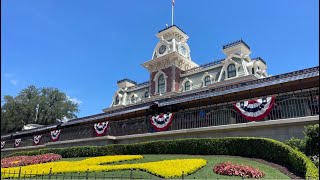 🔴 FULL TOUR of the Magic Kingdom LIVESTREAM [upl. by Atimad6]