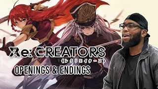 A MIXED BAG  Reacting to ReCreators OpeningsEndings for the First Time [upl. by Aihceyt657]