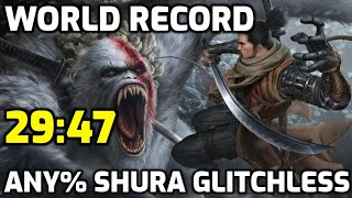 Sekiro Any Speedrun in 2947 World Record Glitchless [upl. by Cherish]