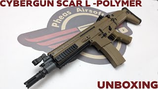 UNBOXING CYBERGUN Scar L  Polymer  Plastic but is it fantastic [upl. by Stout]