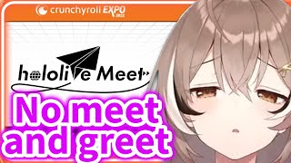 Why Mumei wont be doing a Meet and Greet at Crunchyroll Expo 【Nanashi Mumei  HololiveEN】 [upl. by Kerk]