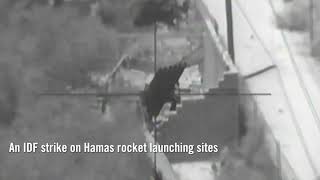 IDF Strikes Hamas Terror Targets in Gaza [upl. by Ahsikyw]