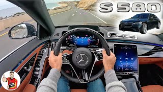 The 2022 MercedesBenz S 580 is the Answer to Every Luxury Question POV Drive Review [upl. by Yasnil636]