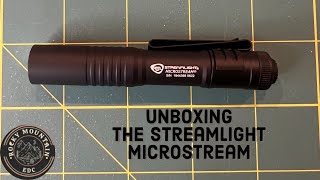 Unboxing and First Impressions of the Streamlight Microstream flashlight [upl. by Eidda]