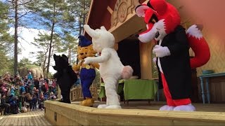 Bamse och tårttjuven hela teatern från nya Bamses värld på Kolmårdens Djurpark HD [upl. by Idok160]