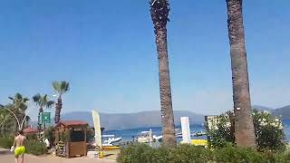 Beautiful views of Sentido orka lotus beach hotel in Marmaris Turkey [upl. by Jeuz]