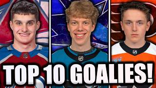 Top 10 BEST Goalie Prospects In The 2024 NHL Draft [upl. by Otilegna554]