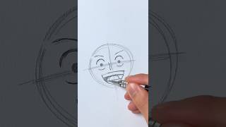 How to DRAW Luffy Super Easy Art Tutorial ASMR🎧 shorts [upl. by Scevour95]