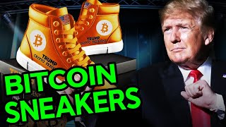 Donald Trump Releases Bitcoin Sneakers 🔥 [upl. by Aiselad]