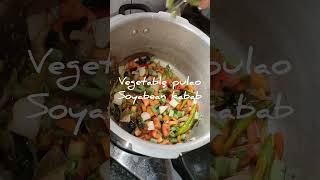 Vegetable pulao soyabean kabab recipe 🥰 [upl. by Mook371]