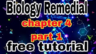 🔴Remedial Biology chapter 4 part 1 Ethiopia placement university ATC TUBE [upl. by Bucky]