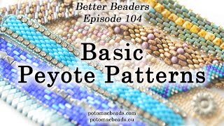 LIVE Class  The Basics of a Peyote Pattern  DIY Jewelry Making Tutorial by PotomacBeads [upl. by Craw]