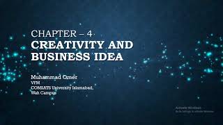 Class10  Creativity and Business Idea  Entrepreneurship  Chapter4  PartB [upl. by Evelunn]