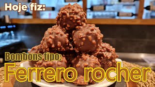 Chef Hélder Freire Hoje fiz bombons tipo ferrero rocher [upl. by Sulokcin]