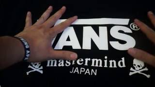 2016 VANS x Mastermind Japan MMJ Collaboration Tee Design Unboxing [upl. by Lenzi]