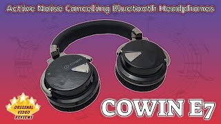 COWIN E7 Bluetooth Headphones Review 🎧 [upl. by Yhtomiht]