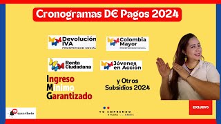 Cronograma de Pagos Subsidios y Ayudas y Cambios que Vienen 2024 [upl. by Eseila]