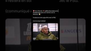 React a la blessure de Nuno Mendes nunomendes psg football react reaction [upl. by Dragon]