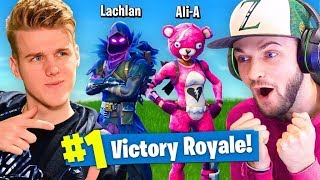 DUOS With AliA In Fortnite Battle Royale [upl. by Marlowe]