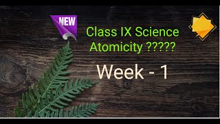 Atomicity  How to find atomicity of elements and compounds  MBSE Class IX Science [upl. by Hogen]