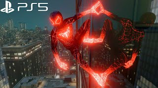 SpiderMan Miles Morales  Programmable Matter Suit Free Roam Gameplay Performance RT Mode 60FPS [upl. by Beeson573]