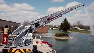 SFEV  Sutphens new 2020 SLR 108  108 rear mount ladder truck [upl. by Ardnassela]