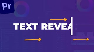 Text reveal Animation in premiere pro Reupload  how to create MOGRT in premiere pro [upl. by Terence]