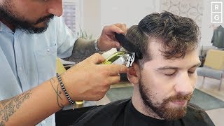 Mens Short WavyCurly Haircut for Summer 2019 [upl. by Sanders]