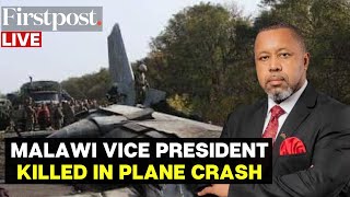 LIVE Malawi Vice President Saulos Chilima Dies in Plane Crash  Malawi Aircraft Crash LIVE Updates [upl. by Fedak]