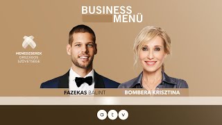 Business menü Bombera Krisztinával  Fazekas Bálint Euronics  Vöröskő Kft [upl. by Heilman]