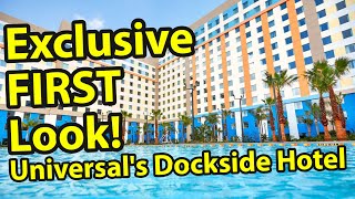 First Look Universals Newest Hotel Dockside Inn amp Suites [upl. by Desmond728]