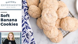 Soft and Chewy Banana Cookies [upl. by Averill]