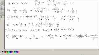 Accuplacer Math Placement Test 1 Algebra section Part 1 [upl. by Cogn]