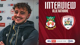 INTERVIEW  Ollie Rathbone after Barnsley [upl. by Tongue104]