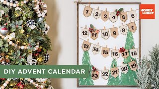 DIY Advent Calendar  Hobby Lobby® [upl. by Julis987]