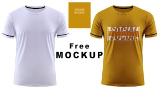 How to Creat Tshirt mockup in Photoshop  use of Smart object  Add colorpattern on clothes [upl. by Anica]