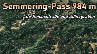 Über den Semmering Pass 984 m austria [upl. by Ahsiele]