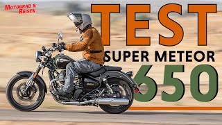 First test ride of the new Royal Enfield Super Meteor 650 [upl. by Lorin977]