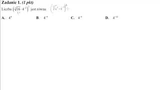1 Liczba 16−−√3⋅4−23 jest równa [upl. by Trocki962]