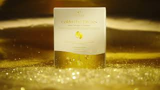 Golden Eye Patches for Glowing Undereyes  TravelFriendly Skincare [upl. by Aissatsan]