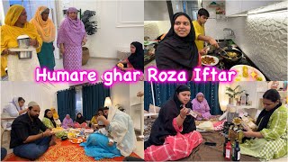 Humare Ghar mein 1st roza IFTAR ✨  sabke liye iftari banayi 🙈  Ramadan Routine day 2  vlog [upl. by Enahpets]