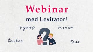 Webinar om quotsynesquot quottrorquot quottenkerquot quotmenerquot norsk språk norskkurs norwegian skolen school [upl. by Neit792]