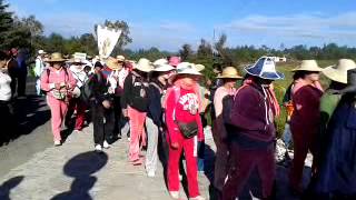 PEREGRINAS A PIE AL TEPEYAC REGIÓN ZINAPÉCUARO MICH DIA 6 DE AGOSTO 2014 [upl. by Eras797]